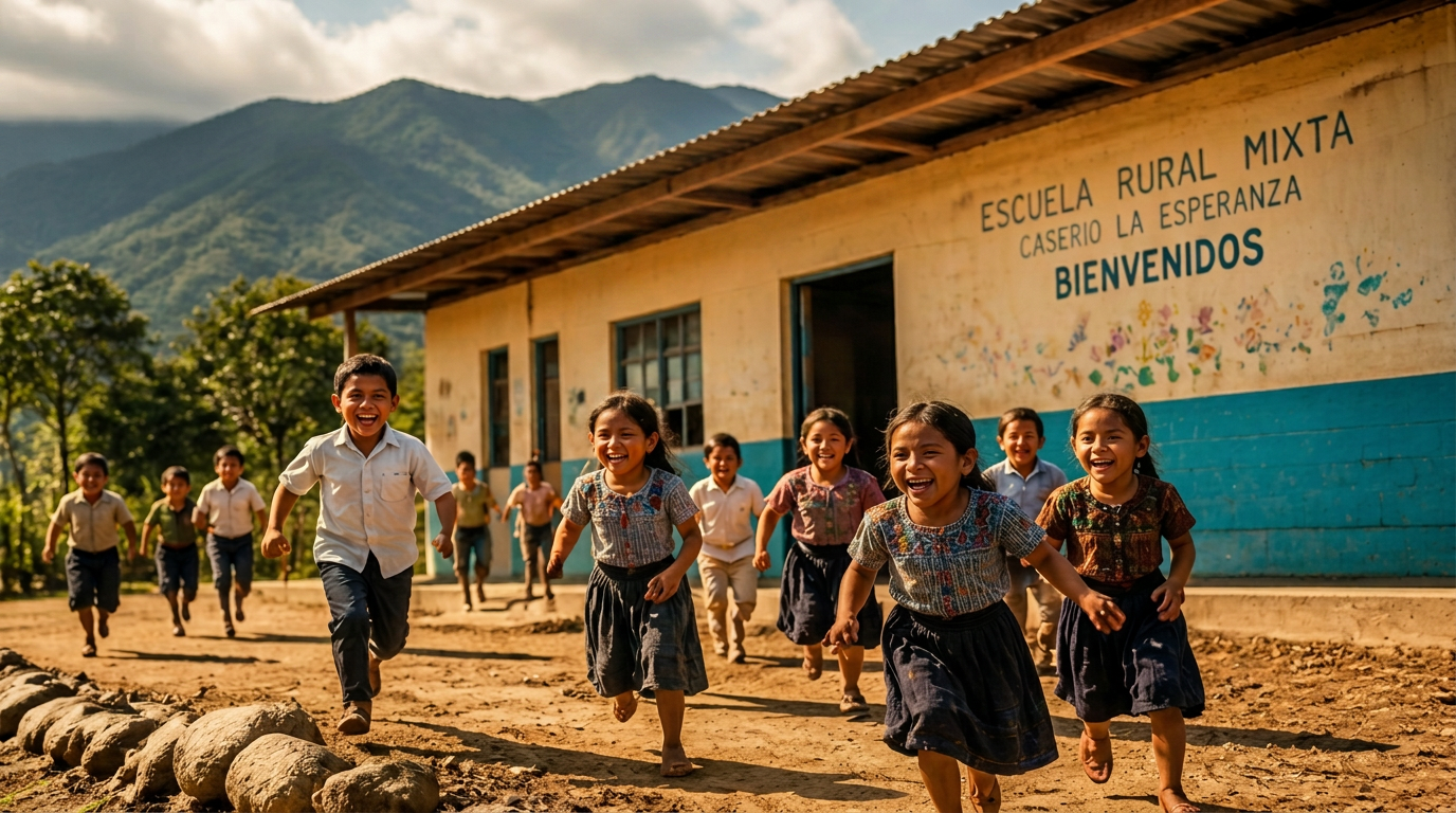 Children running — communities transforming lives through positive social impact
