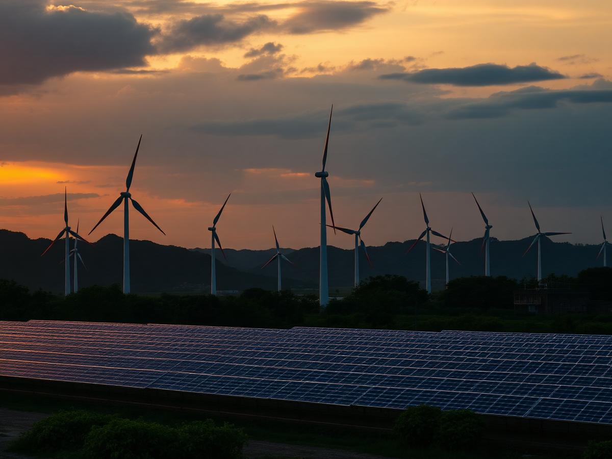 Parque eólico y solar en Brasil